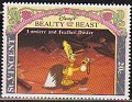 St. Vincent Grenadines - 1992 - Walt Disney - 20 ¢ - Multicolor - Walt Disney, Beauty, Beast - Scott 1773 - Disney Beauty & The Beast Lumiere & Feather Duster - 0
